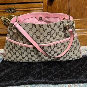 Gucci GG canvas eclipse bag